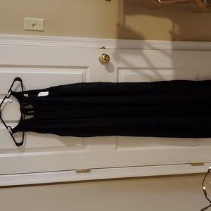 Large petite black Gap maxi dress
